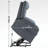Upholstered Heated Massage Chair-1467218820
