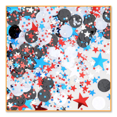 Étoiles de soccer confettis - paquet de 6
