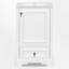 Meuble-lavabo simple 20 po avec comptoir en céramique-489354333-489354332
