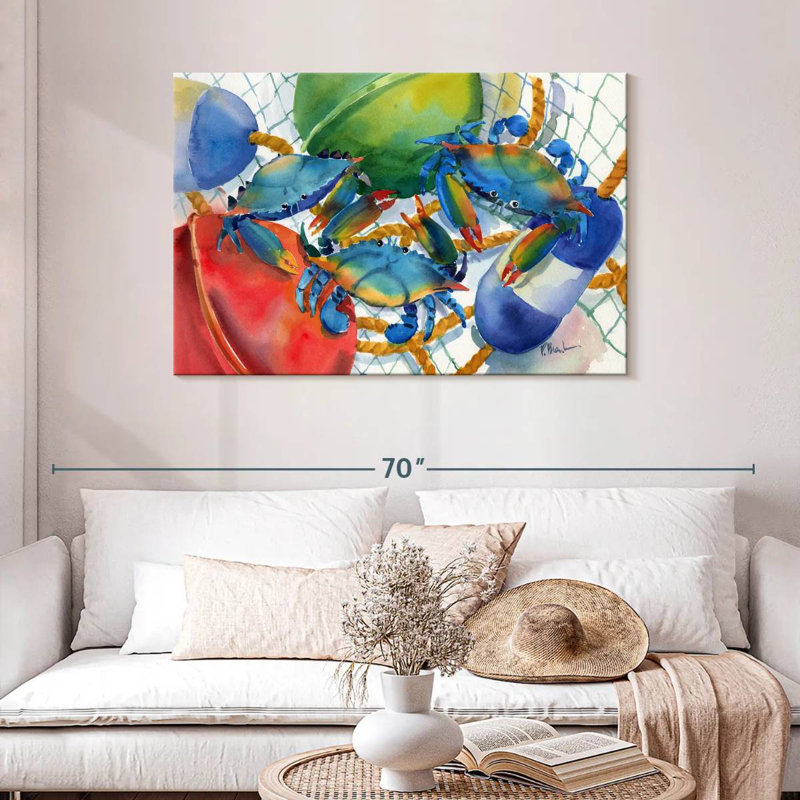 Brampt Crabs And Floats, 30" H x 45" W