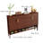 Walnut Aluminum Shoe Storage