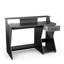Skin Matt Black 125cm Gaming Desk with Hutch