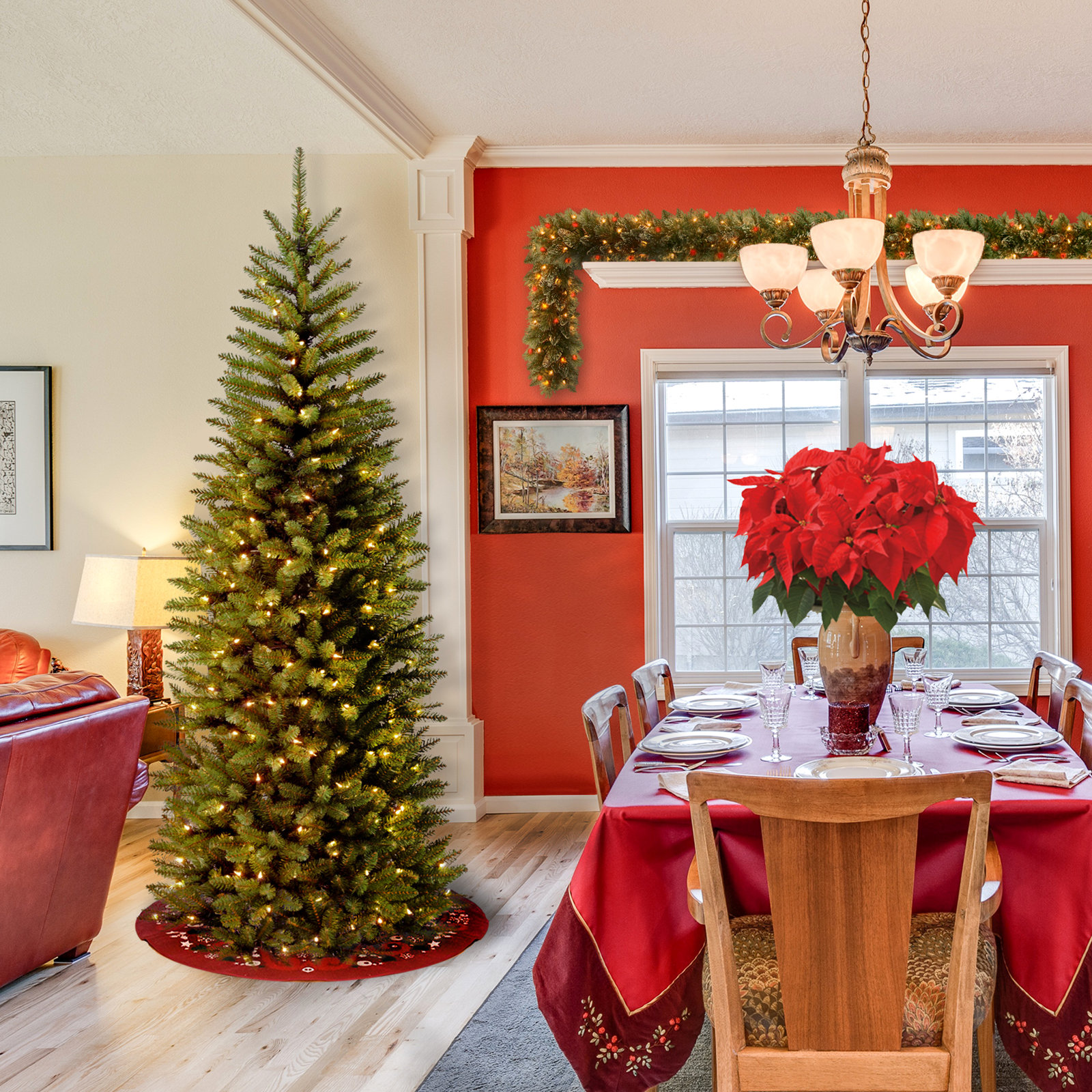 Levit Kingswood 16' Pre-Lit Fir Christmas Tree, 6'