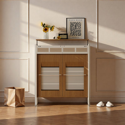 Italian style small retro shoe cabinet