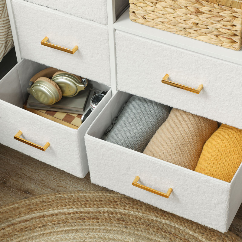 110cm W 8 - Drawer Chest of Drawers