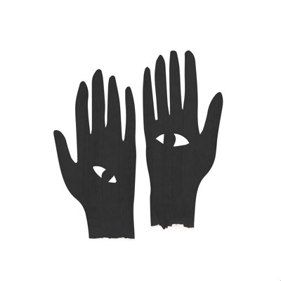 " Mambo Art Studio Hands Eye Black " by Maria Carolina Espindola