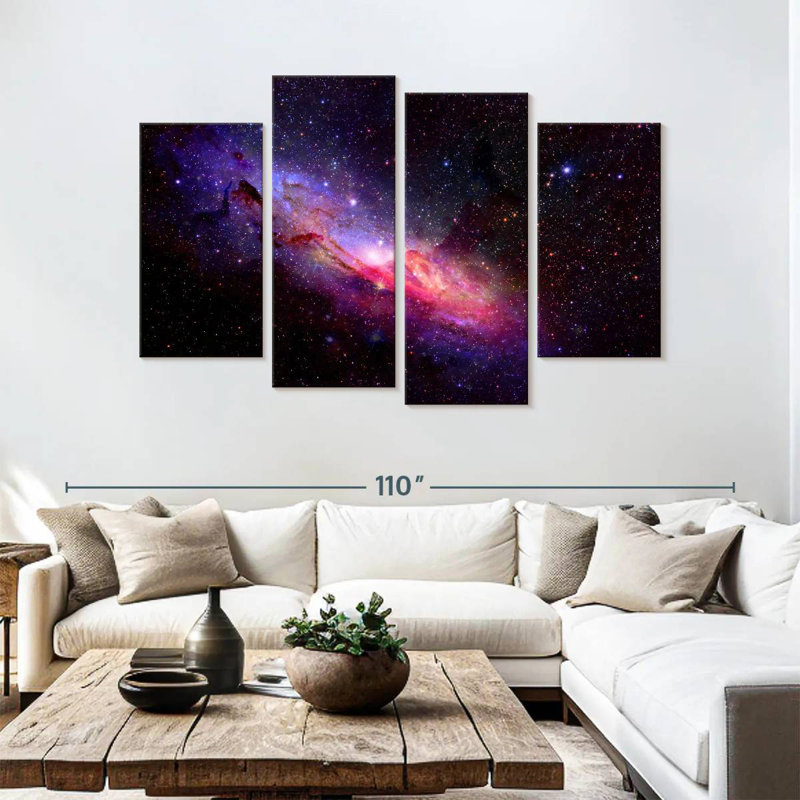 Oberle Galaxy In Space, 54" H x 84" W