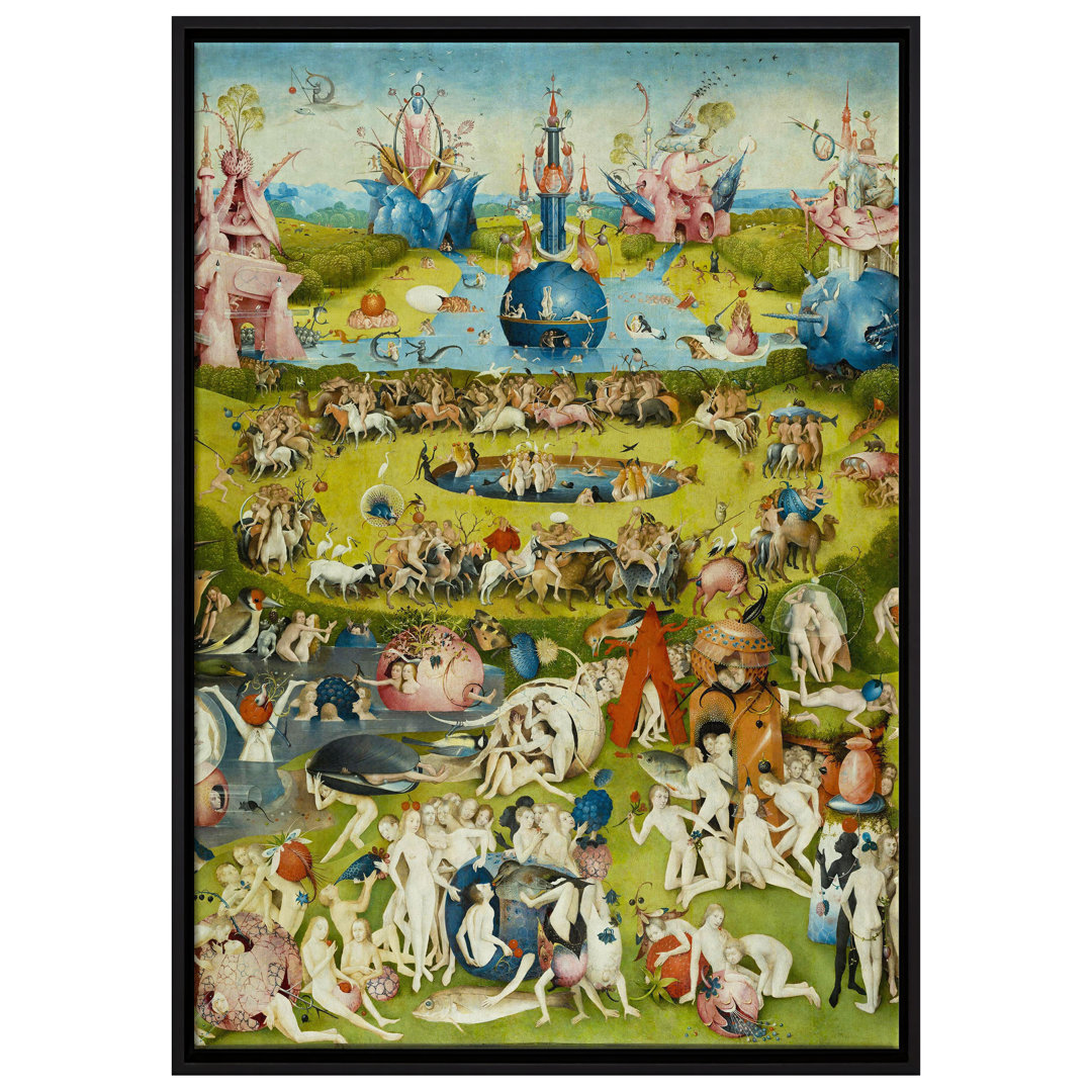 Gerahmtes Leinwandbild The Garden of Delights II von Hieronymus Bosch