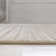 Alaiha High-Low Minimalist Curve Geometric Beige/Cream Indoor/Outdoor Rug