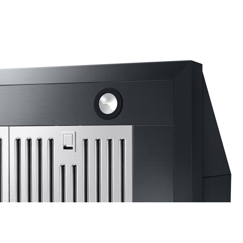 Hotte sous l'armoire 30 po Samsung, Acier inoxydable noir résistant aux empreintes di