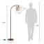Lampe sur pied arquée 63 po Kjeld-109069233