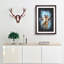 Chewing Giraffe - Picture Frame Painting Print-56842291-56842295