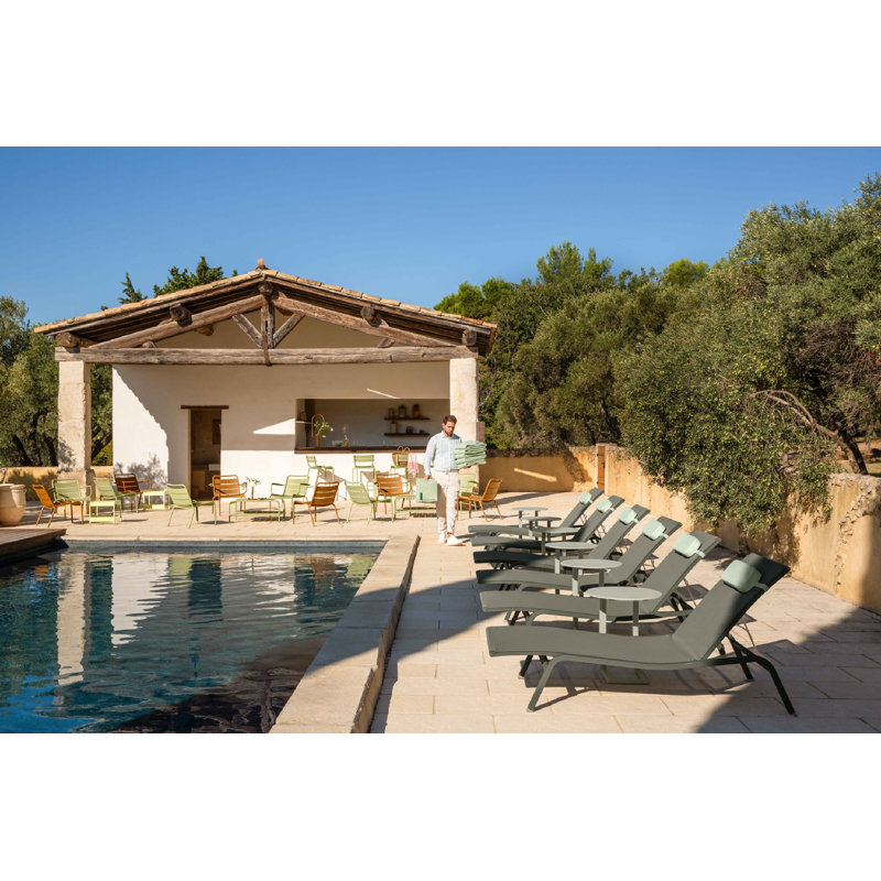 Alize Outdoor Chaise Lounge, Rosemary