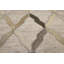 Tapis argenté en cuir 5X8