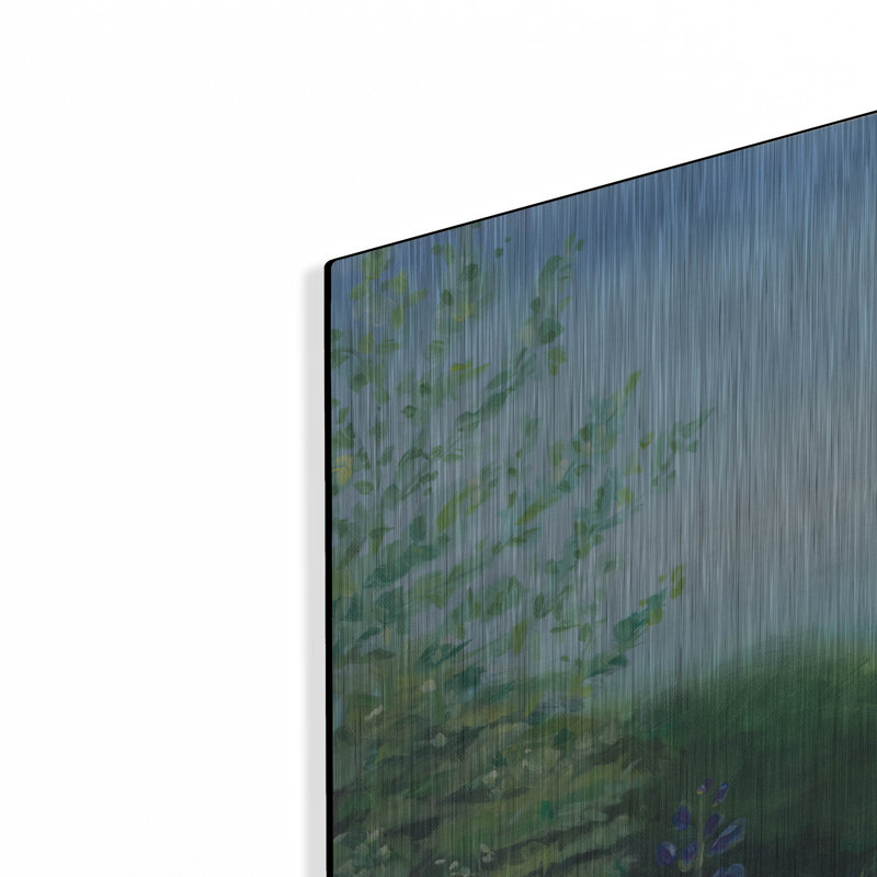 Art mural luxueux «Charlottes Lupin Field» par Sue Schlabach, H 24 po x l 24 po