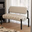 Banc blanc moderne de style crème