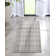 Tapis gris clair à tissage plat Kehr