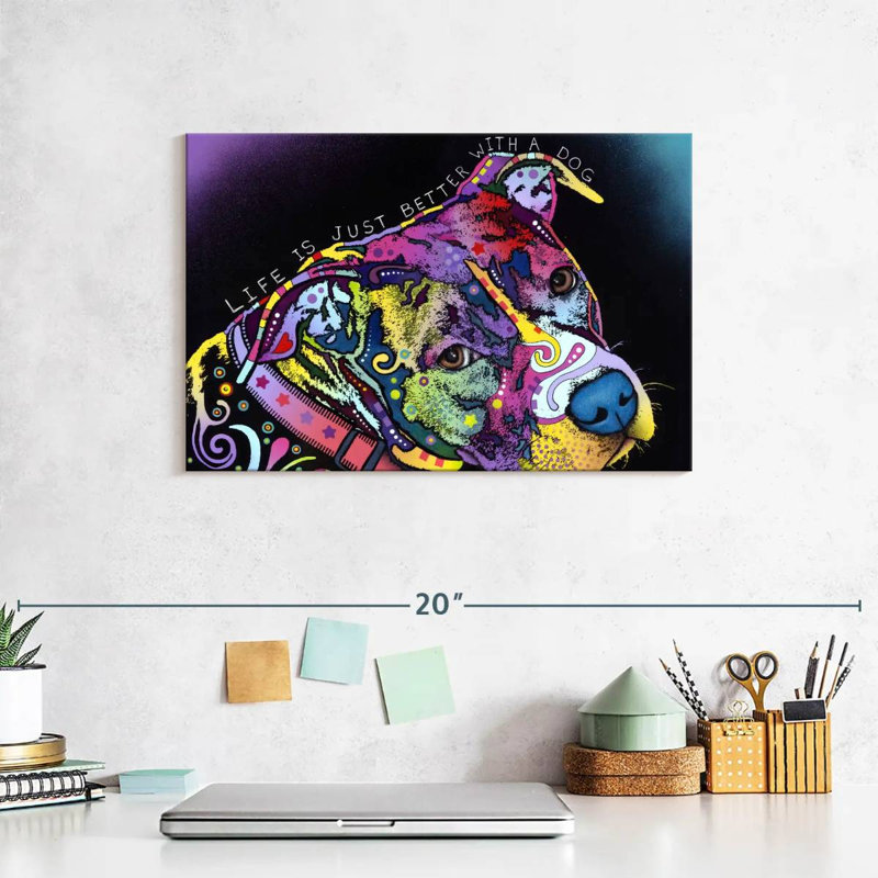 Brampt Life Is Just Better, 8" H x 12" W