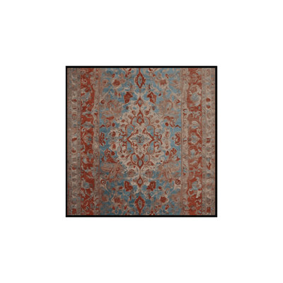 Tapis brun lavable à la machine