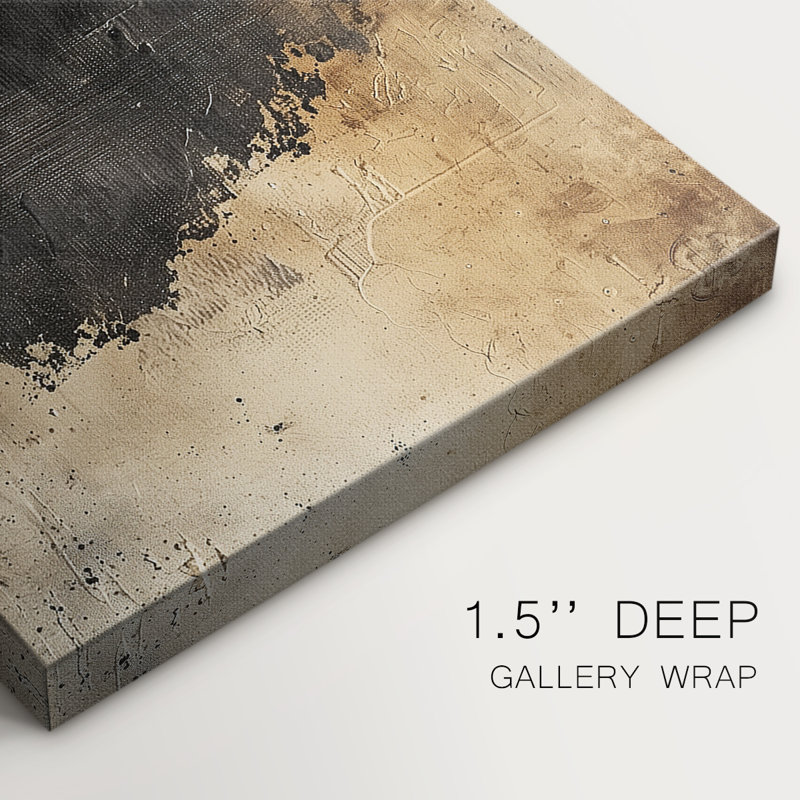 ABSTRACT Series CECXLII - Toile tendue avec châssis de qualité supérieure - Prêt à être accroché, H 48 po x l 32 po