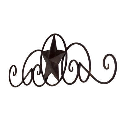 Western Metal Star Wall Decor