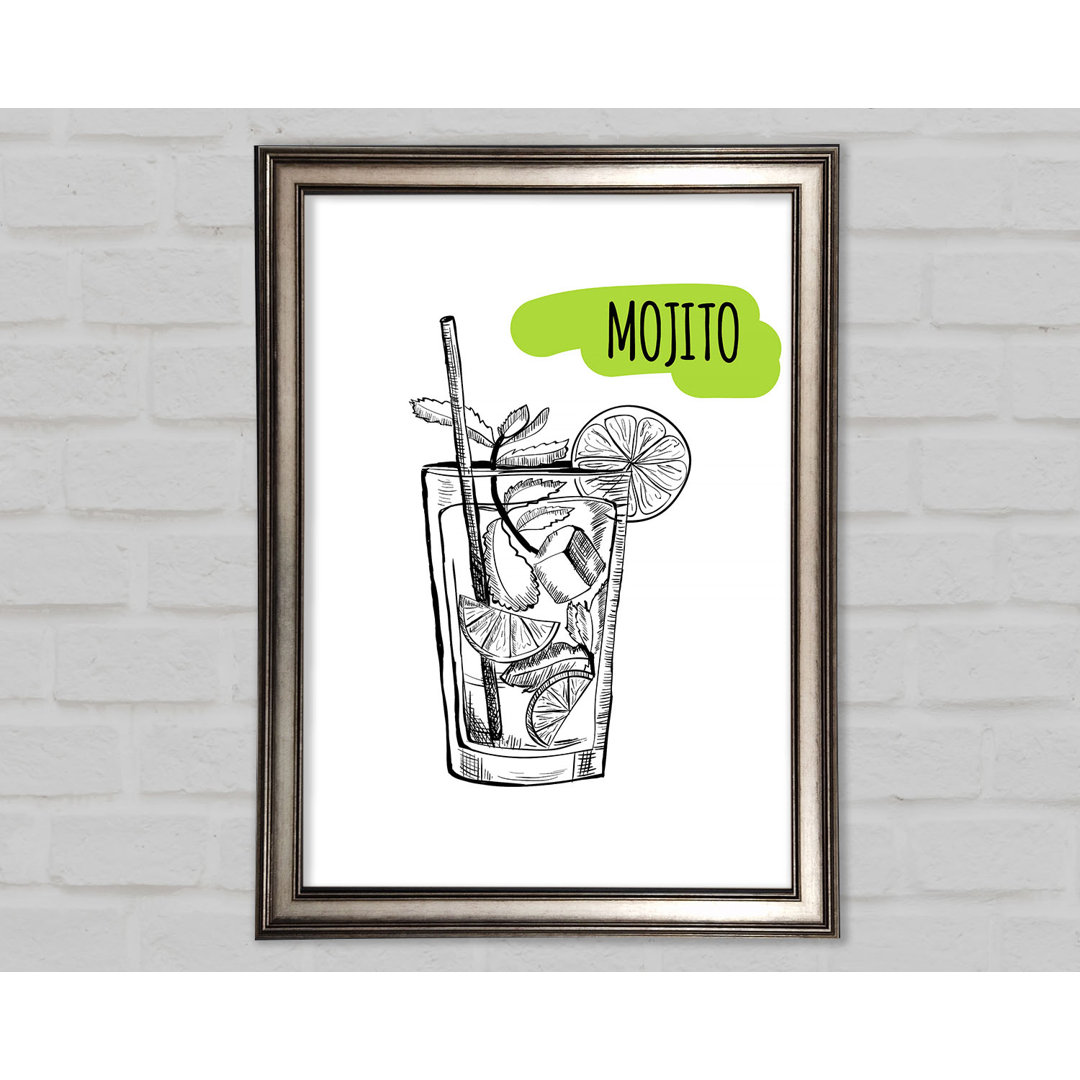 Mojito Cocktail 2 - Einzelne Bilderrahmen Kunstdrucke