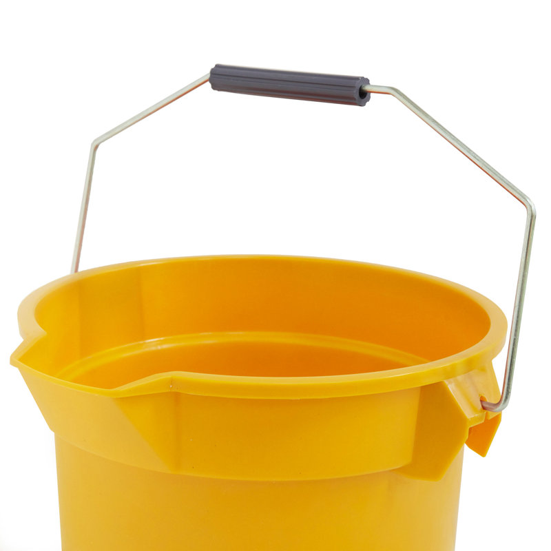 Compartiment de rangement écologique en plastique, Jaune