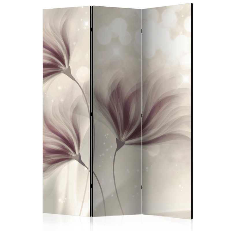Machias 172cm H Solid Wood Folding Room Divider, 3