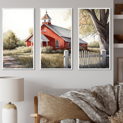 Church In Country Town VI " Church In Country Town VI " 3 - Pieces