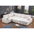 Multi - Functional L - Shaped Corner Sofa With Storage & Convertible Bed Features