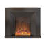 French retro solid wood simple simulated flame decorative electric fireplace-459935515-459935516