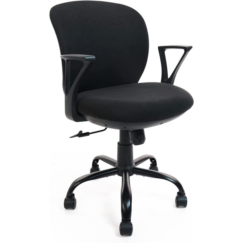Chaise de bureau Anraj, Noir