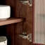 Commode d'appoint minimaliste en bois massif-1150888820
