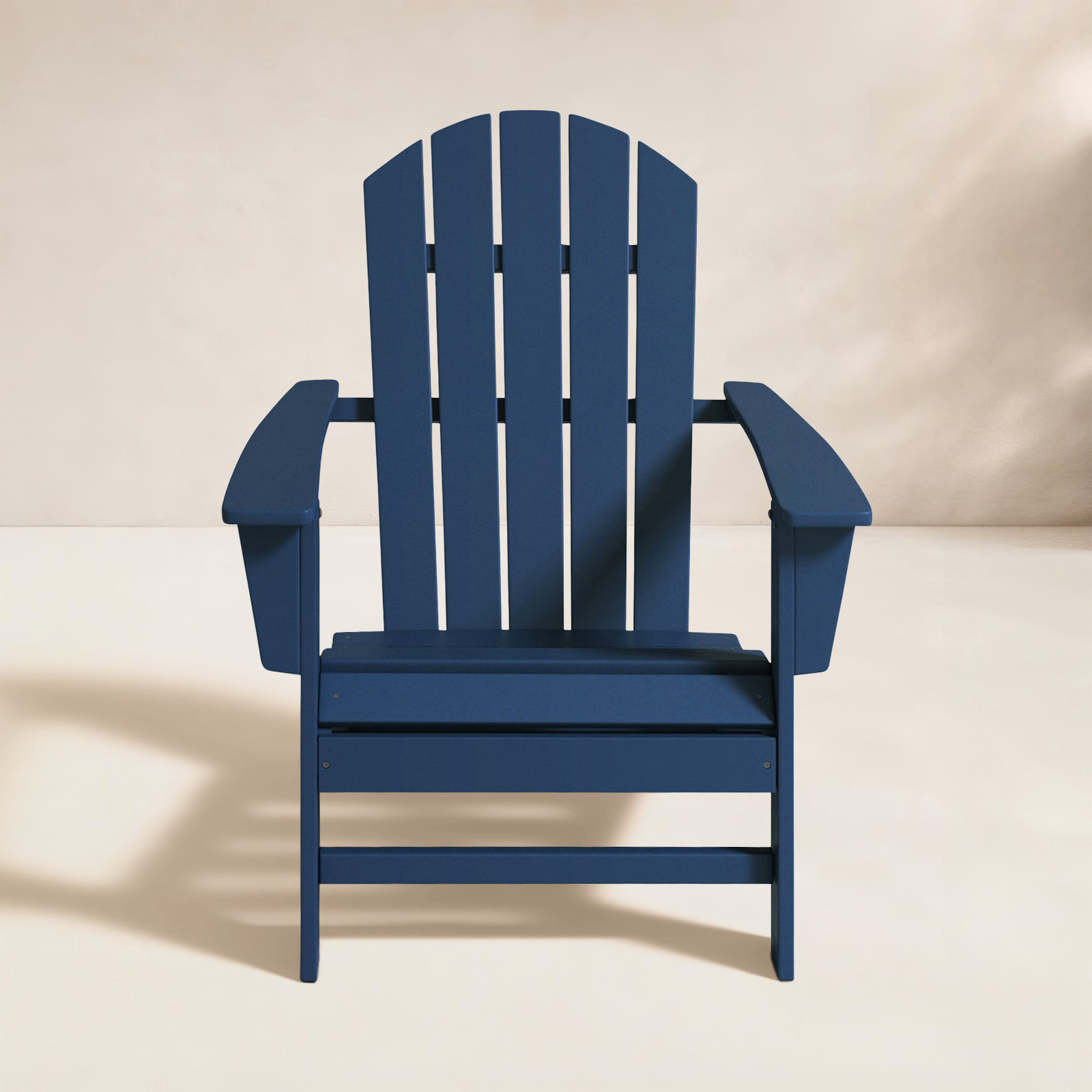 POLYWOOD® Nautical Adirondack Chair, Navy