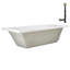 Baignoire de trempage en acrylique 72 po x 36 po, drain inclus-97545268