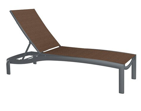 Kor Outdoor Chaise Lounge, Mia II, Graphite