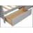 Stylish Solid Pine Daybed with Two Drawers, Sofa Bed for Extra Sleeping and Storage Solutions