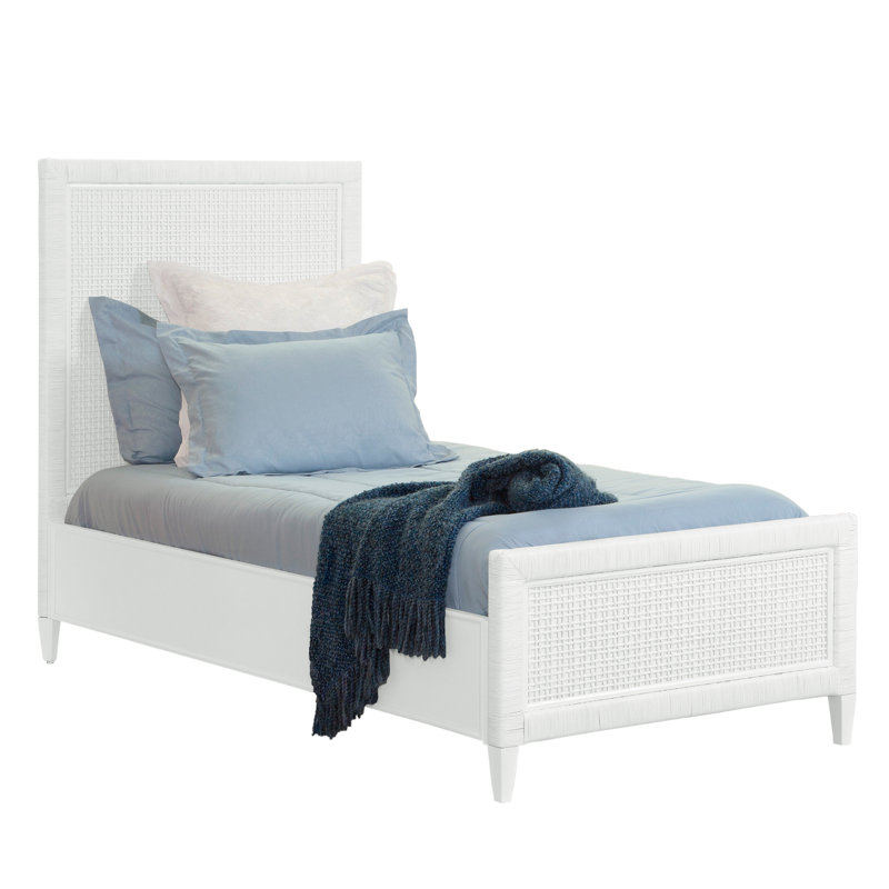 Naples Low Profile Standard Bed, Twin, Frost White