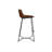 Jobin Upholstered Counter Stool with Metal Frame-439600021-439600026