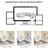104'' With Chenille Upholstery, Wired Charging, Storage Drawers, Living Area Furniture Modern U Shaped , Extra For Home