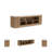 Clower 80" TV Stand For Tvs Up To 91"