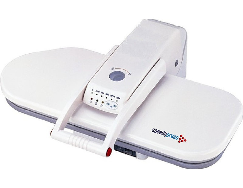 Speedypress 1400W Non Stick Soleplate Stream Press, White