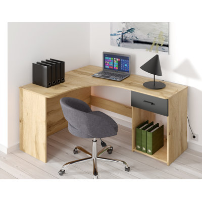 Jekia Corner Writing Desk