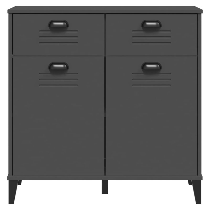 Ozro 80cm Sideboard, Anthracite Grey