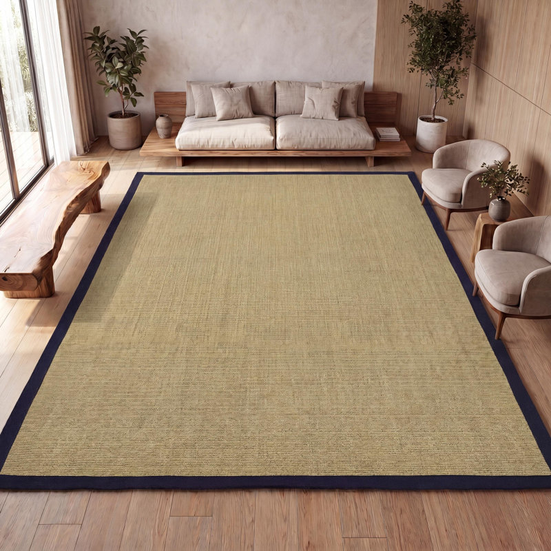 Tapis en jute Locklin, Rectangulaire 3 pi x 5 pi