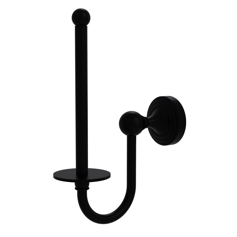 Porte-papier hygiénique vertical Godin, Noir mat