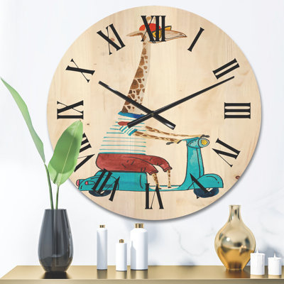 Solid Wood Wall Clock