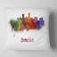 Omaha Skyline - Coussin imprimé paysage urbain-29862314-29862317