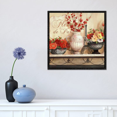Fleurs De Paris by Nan - Painting on Canvas