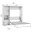 Lit escamotable avec bureau et armoire de rangement Balleza-31813632